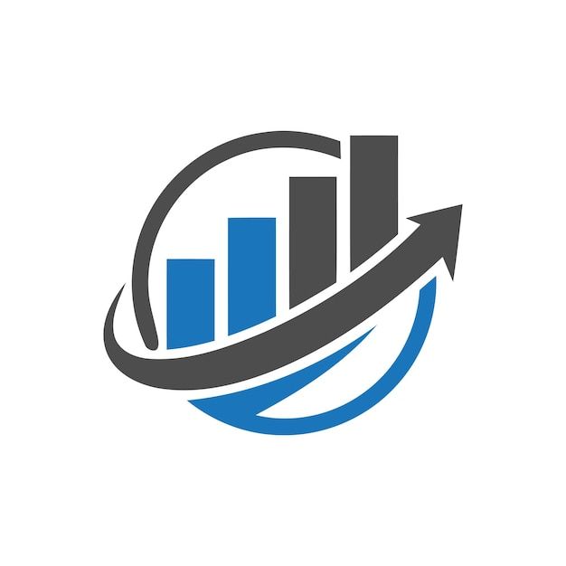 Financial business logo _ Premium Vector